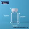 In Stock 30ml Transparent Wide-Mouth PET Plastic Bottle for Liquids or Solids