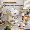 Little Bear Retro 20-Bar Espresso Machine with Milk Frother CN plug (adapter included)