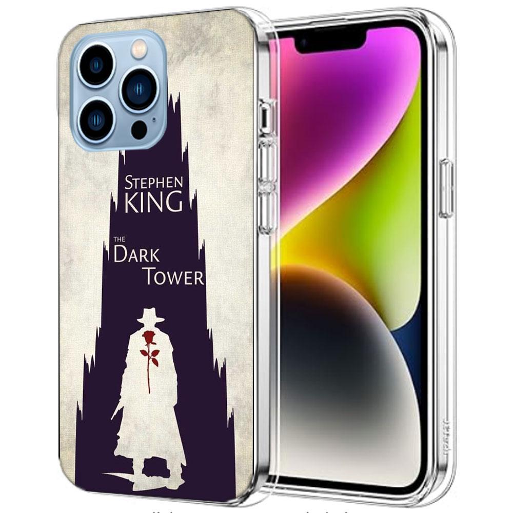 Stephen King The Dark Tower Phone Clear For Apple iPhone 16 15 11 17 Pro Max Air 14 Plus 13 Pro 12 Mini 16E Cover Case Sili