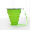 Silicone Foldable Cup with Hook: Versatile Water Cup with Lid