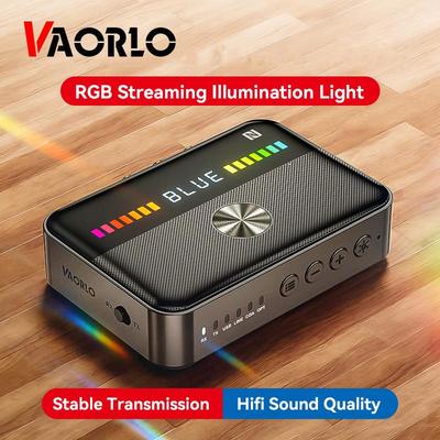 VAORLO NFX Connect Wireless Audio Adapter Empfänger & Sender 2 IN 1 Unterstützt U-Disk Play Mit HD Mikrofon Freisprechen Für TV Kopfhörer