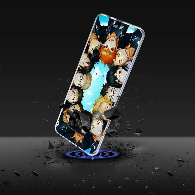 Haikyuu Oya Volleyball Anime Case Phone Cover for Xiaomi Poco X3 Nfc X5 X6 X7 X4 Gt F7 Ultra F6 F5 Pro F4 F3 M5S M5 M4 M3 5G Tre