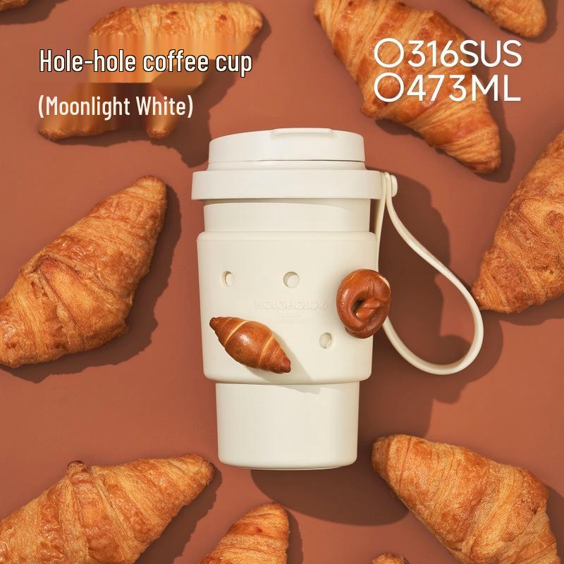 HOLOHOLO Perforated Insulated Coffee Mug 473ml