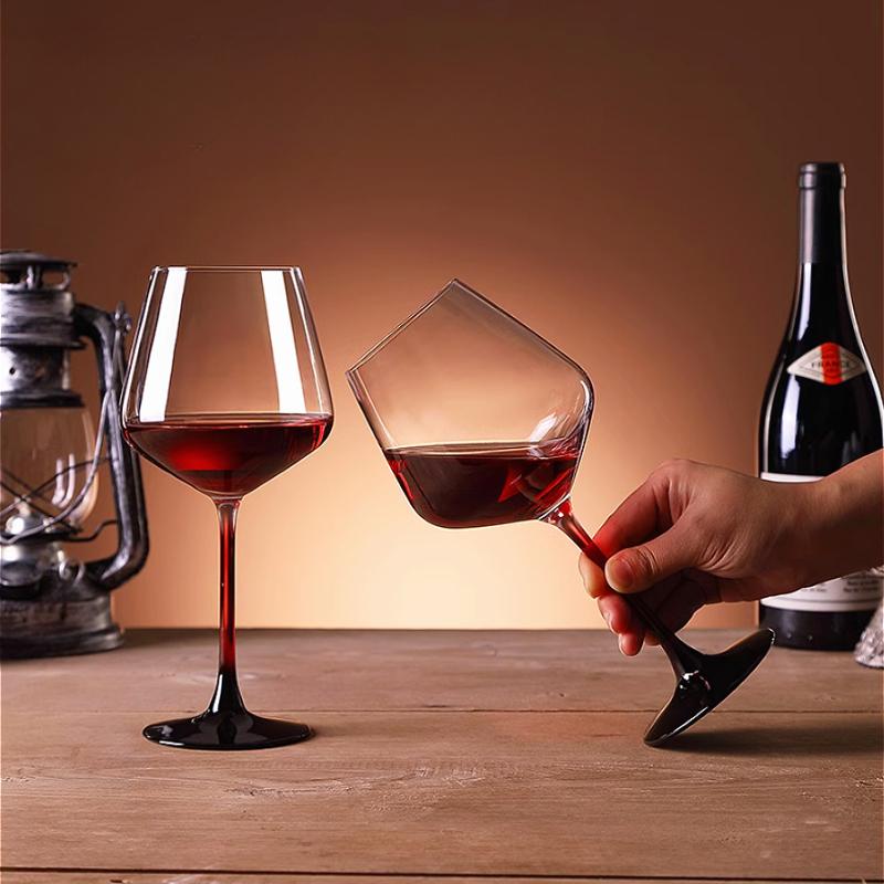 Set of 2 Camping Wine Glasses Transparency Glassware Champagne Glasses Home Brewery And Wine Making Barware Glass Cup