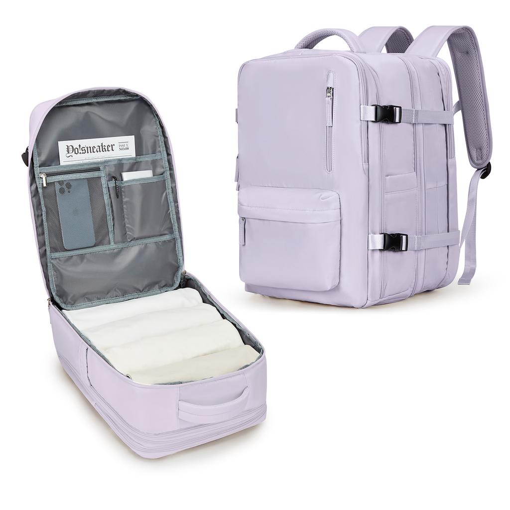 Reise-Laptop-Rucksack für Damen und Herren, College, erweiterbare USB-Tasche, große Kapazität, 17,3 Zoll, wasserdicht, Outdoor-Schuhaufbewahrung, Herrentasche