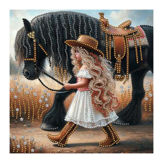 

Rhinestone Painting Kit Irregular Canvas DIY Kit Therapeutic Painting Rhinestone Art Shape Waterproof Activity for Adults Home Decor