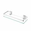 Silver Glass Shelf Organizer Tempered Thickened Glass Shower Caddy  Home Organization