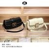 New High-end Leather Diamond Grid Underarm Bag for Women, Fashionable and Versatile Single Shoulder Crossbody Bag