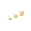 Copper Circular Flat Non Hanging Earrings For DIY Jewelry Making Craft Accessories