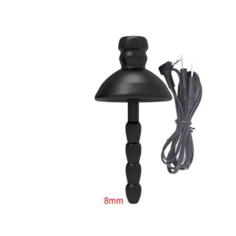 Elektroschock Penis Plug Ring Pferdeaugenstab E-Stim Urethralsonde Katheter Dilator Hahnverlängerer Medizinische Sexspielzeuge für Erwachsene für Männer