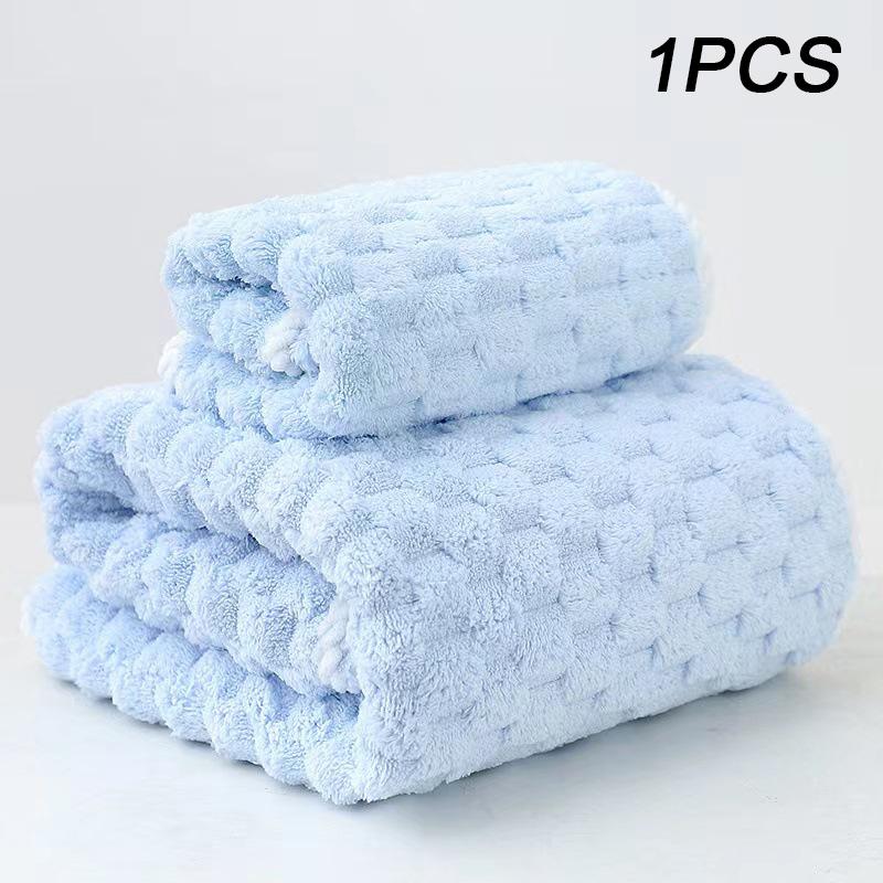 Thickening High Quality Bamboo Charcoal Coral Velvet Fiber Bath Towel Super Absorbent And Quick Drying Bath Towel Bathroom Use