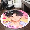 Personalized K-KPop Demon Hunters Round Chair Office Rug - Perfect for Mat, Office Chair & More - Ideal Gift for Birthdays and Holidays