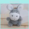 Adorable Plush Donkey Keychain Cute Stuffed Animal Doll With Pp Cotton Filling