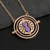 Creative Hourglass Necklace & Earring Set Sweater Chain Series