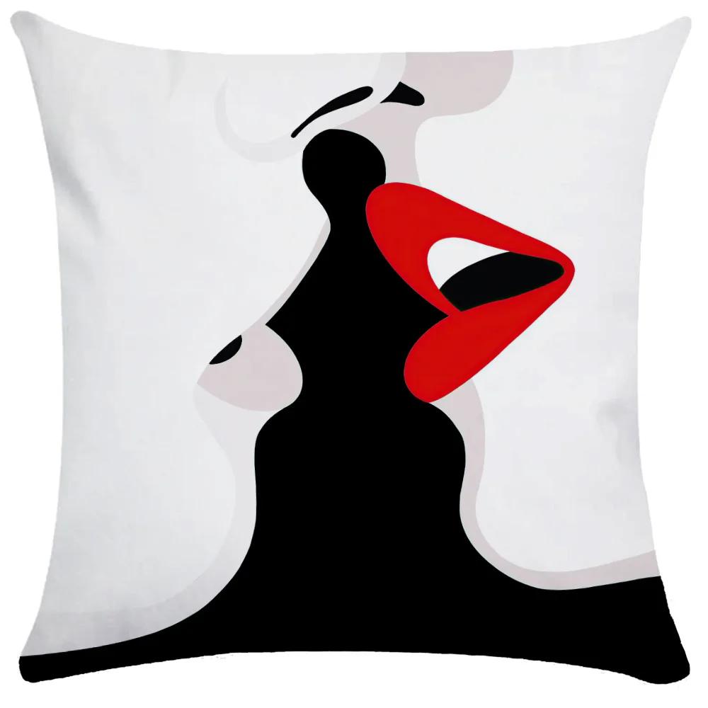 Home Decor Throw Pillow Covers Room Aesthetics Fashion Ladies   Double Bed Cushion