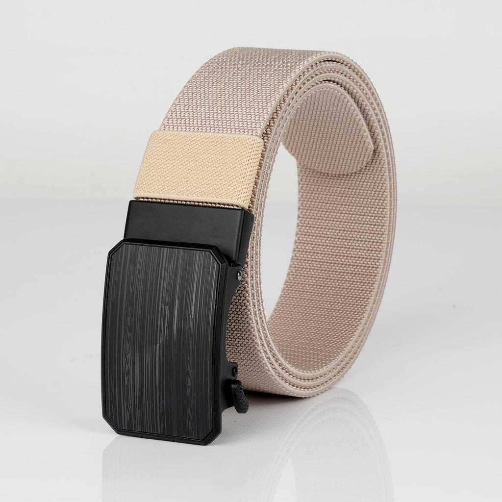 Tactical Quick Release Elastic Nylon Waist Belt for Men