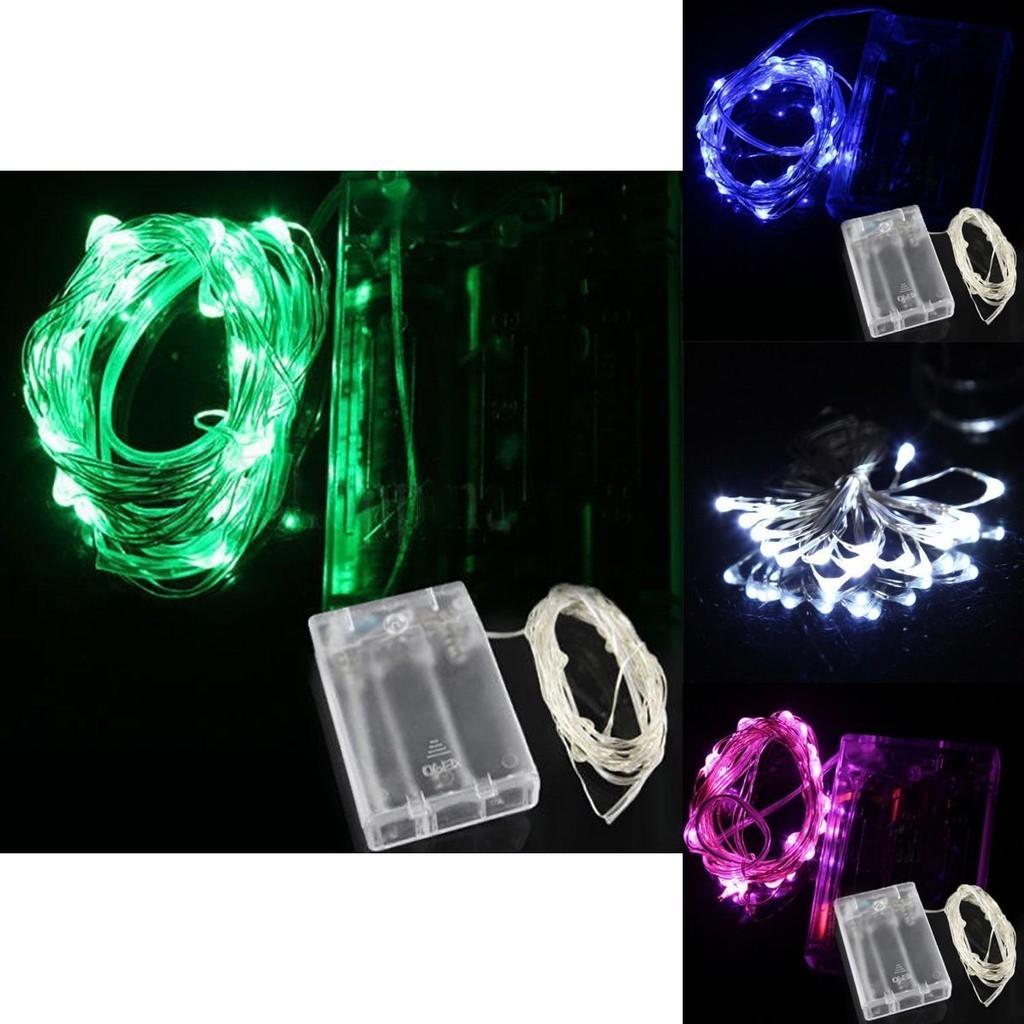 Versatile Led Battery Operated Fairy Lights Featuring Waterproof Copper Wire Design