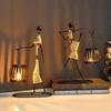 Vintage Kerzenhalter Home Dekoration Metall Menschen Modell Candelabros Dekorative Kreative Leuchter Party Hochzeit Centerpices