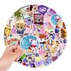 50 Pictures of Anime Campus Men's Public Relations Department Graffiti Stickers Balance Bike Skateboard Motorcycle Decoration Stickers