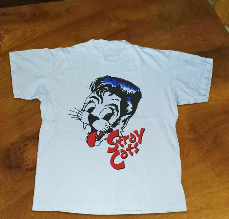 Stray Cats Vintage T Shirt TOUR Concert TL651 Unisex T-Shirt S