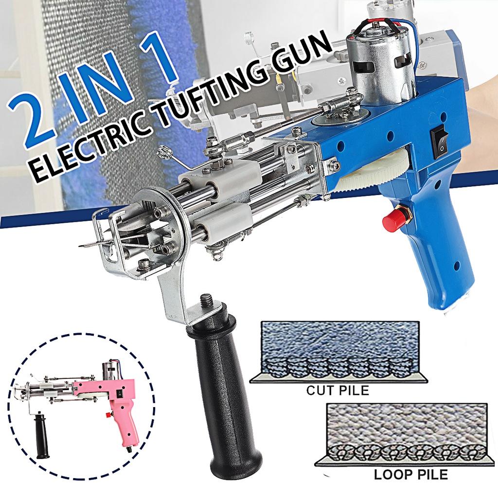AC110V-240V Electric Hand Rug Tufting Machines Rug Making Tools Adjustable Electric Carpet Weaving Tufting Guns 100W 2 In 1