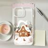 The City Winter Street Snow Scene Winter Phone Case for Iphone 17 Air 17 Pro Max 16 15 14 13 Pro Plus 13 12 Mini XR 7 8 Covers