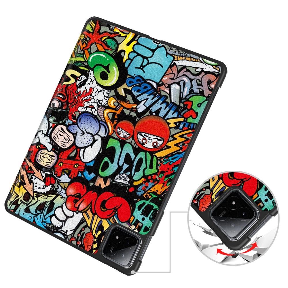 Case for Xiaomi Pad 6S Pro 12.4, Smartcase, Graffiti