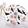 1PC Halloween, Bat-patterned Automatic Open/close Umbrella with 8-Rib Structure for Women/Men, All-Season Use - Travel Essential, Stylish Accessory, H