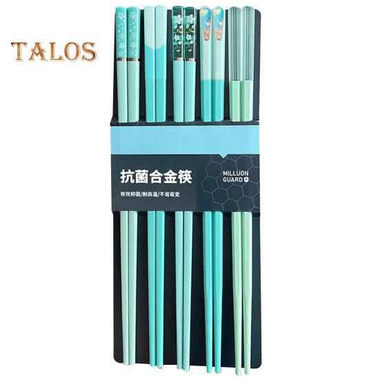 

5 пар многоразовых пластиковых палочек для еды, не содержащих BPA, можно мыть в посудомоечной машине, нескользящие палочки для еды из стекловолокна, китайские японские палочки для еды, подарочный набор