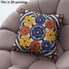 Mexican Tile Boho Throw Pillow Covers Pattern Cushion Cover Suitable for Sofa Bedroom Car Pillow Cover