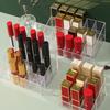 Transparent Lipstick Organizer - Multi-Grid Cosmetics Holder Display Box