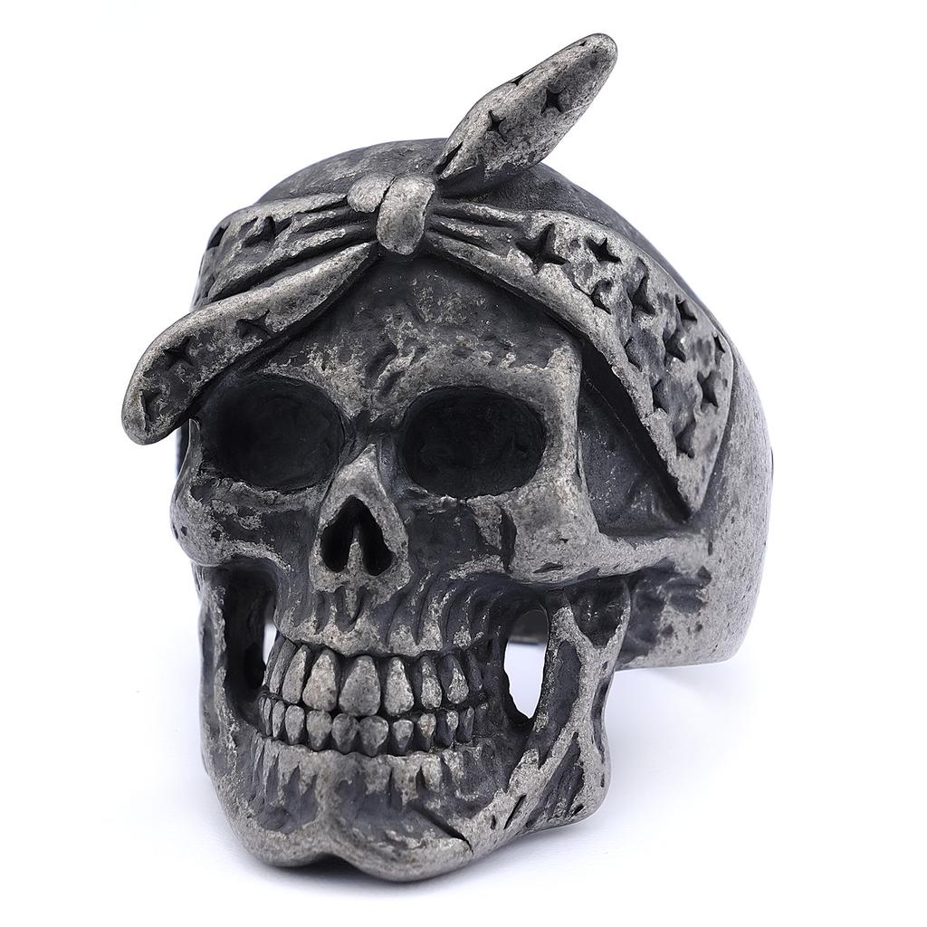Vintage Punk Style Wielowzór Czaszki Pierścionki Unisex Biker Fajne Akcesoria na Palce