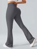 Ladies' high waisted flared pants, fashionable flared pants are suitable for an active lifestyle.