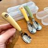 Ingot Head Soup Spoon Stainless Steel Tableware Teaspoons Home Children'S Tablespoons Ice Cream Shovel Kitchen Utensils