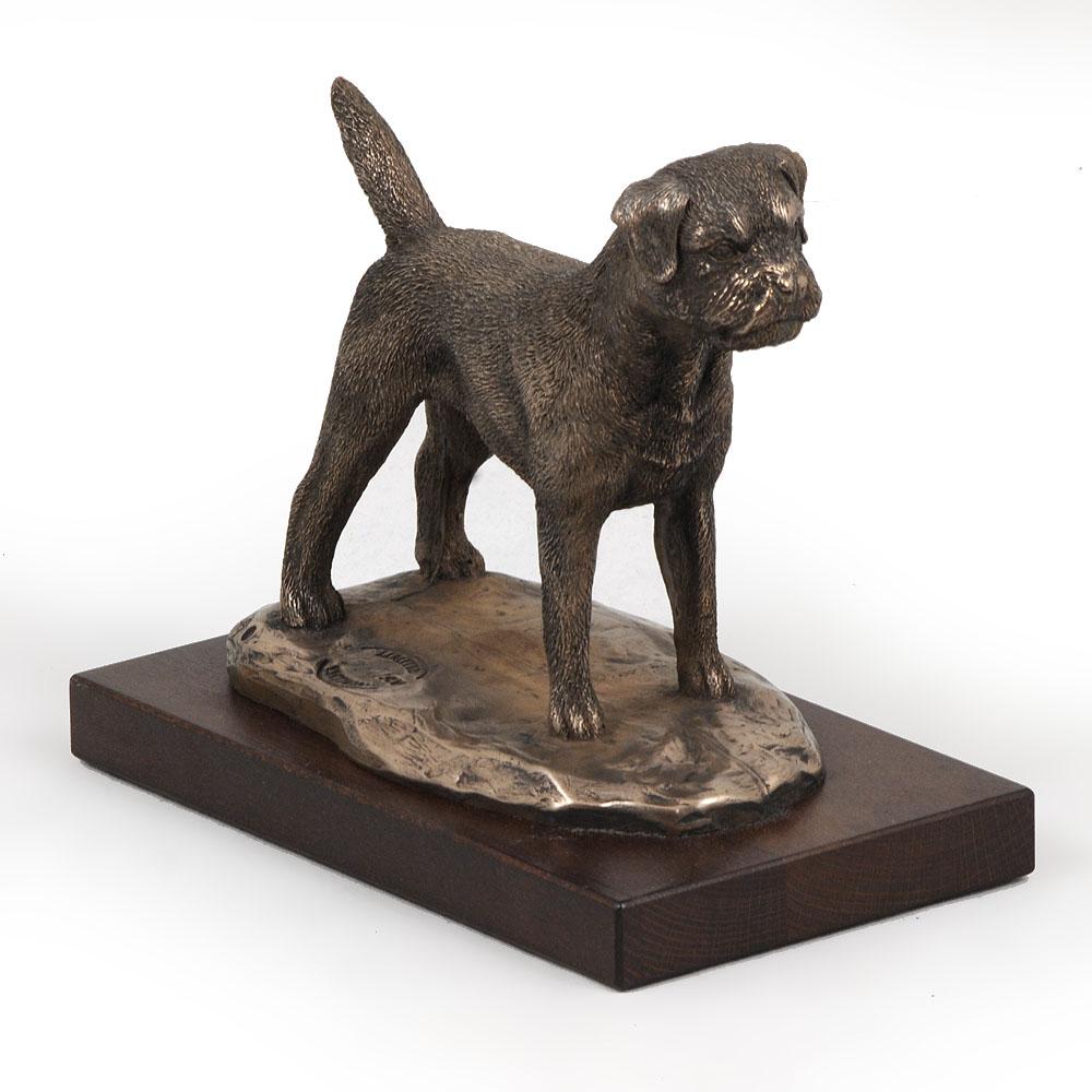 Border Terrier - Dog Statue, Figurine for Office, Trophy for Dog Show by Art-Dog Brand