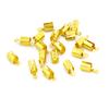 100Pcs Crimp Ends Jewelry Leather Cord End Tips Fasteners Clasp Connectors for DIY Necklace Bracelet Jewelry Making Accessories