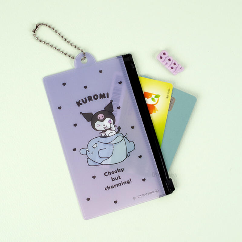 

[Sanrio] Merong Kuromi Zipper Card Case Single product
