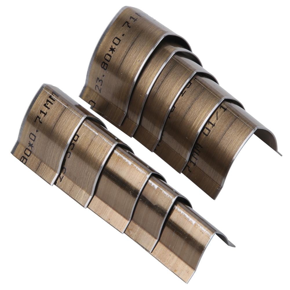 

10Pcs Leather Belt End Cutter High-Speed Steel Square V Shape Hand Made Craft Tool(Low Round )