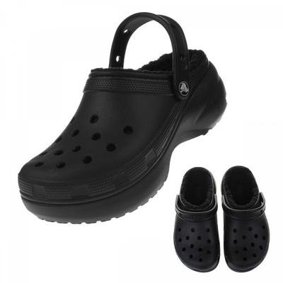Classic Platform Lined Clogs Tulle 207938 001 Black