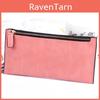 Women Thin Rectangular Wallet Pu Zipper Closed Multicolour Daily Collocation