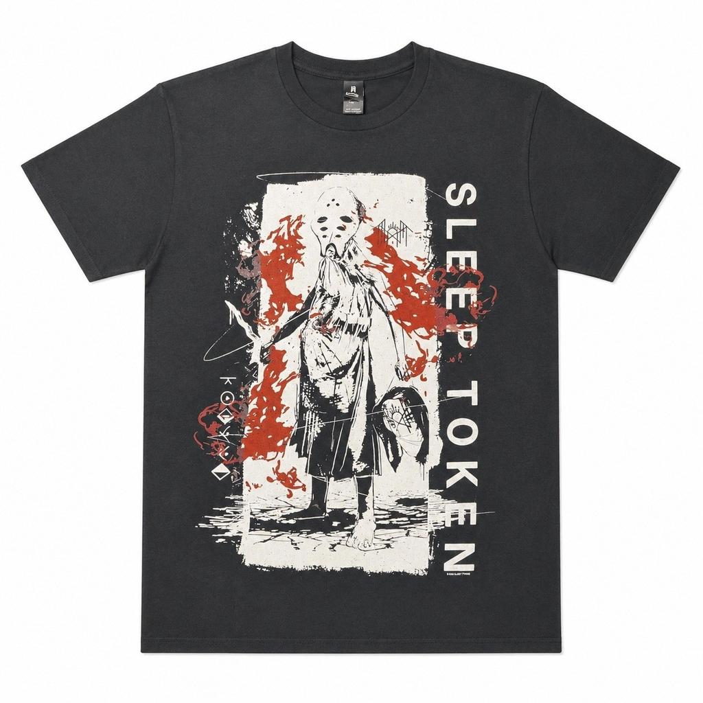 Sleep Token Chokehold Graphic T-Shirt Mens Black Take Me Back To Eden Band Tee Unisex T-Shirt