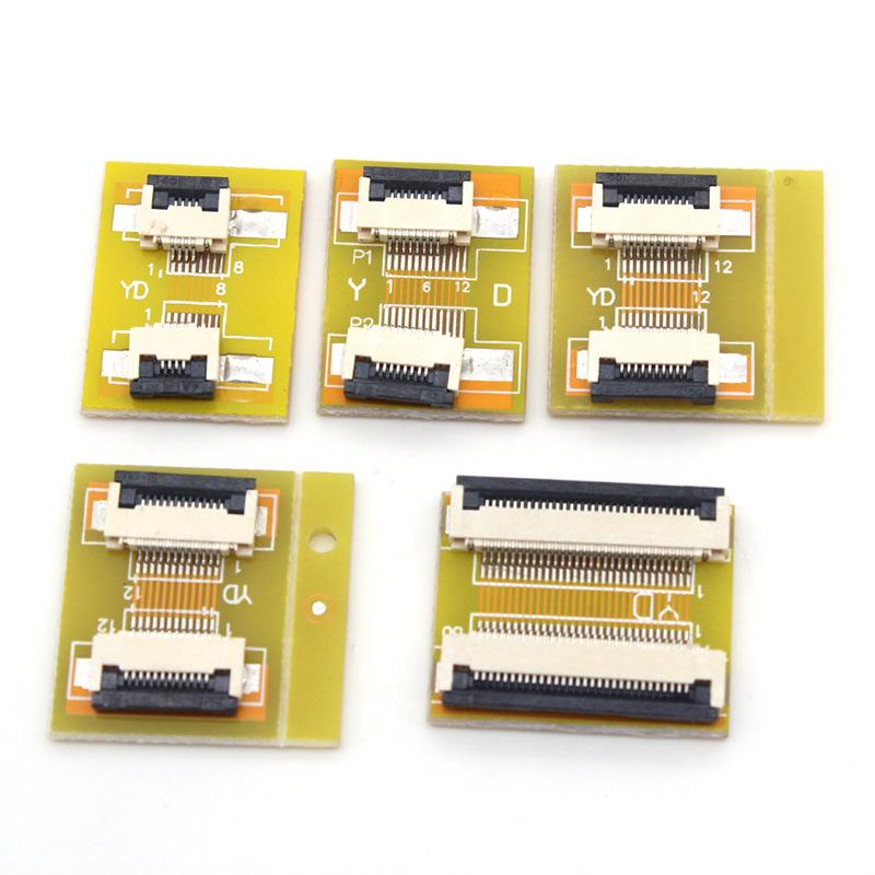 FPC Soft Ribbon Cable Extension Board - 4P To 40P Adapter with Flip Cover