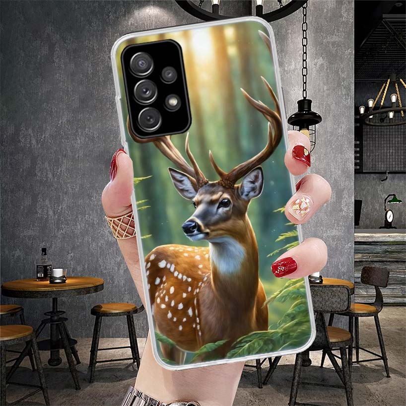 Hirschjagd Camo Handyhülle Für Samsung Galaxy A12 A22 A32 A52 A72 A02S A51 A50S A71 A70 A31 A20S Note 20 Ultra S10 A10S Galaxy