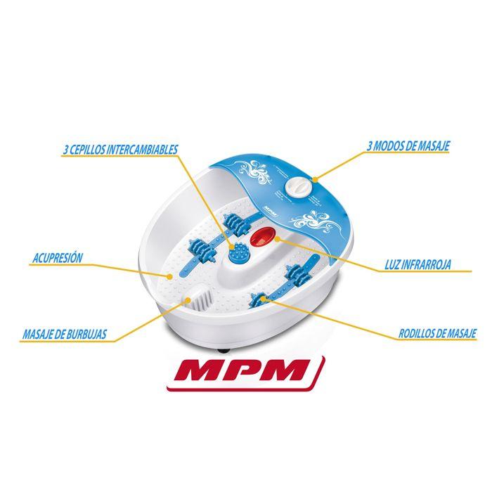 Masseur de pieds - MPM - MMS01 - 70W - Massage à bulles - Contrôle de la température