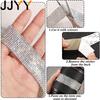 1 Roll Shining Rhinestone Sticker Self Adhesive Diamond Sticker DIY Decorative Stickers 4 8 10 14 Rows for Crafts Scrapbooking