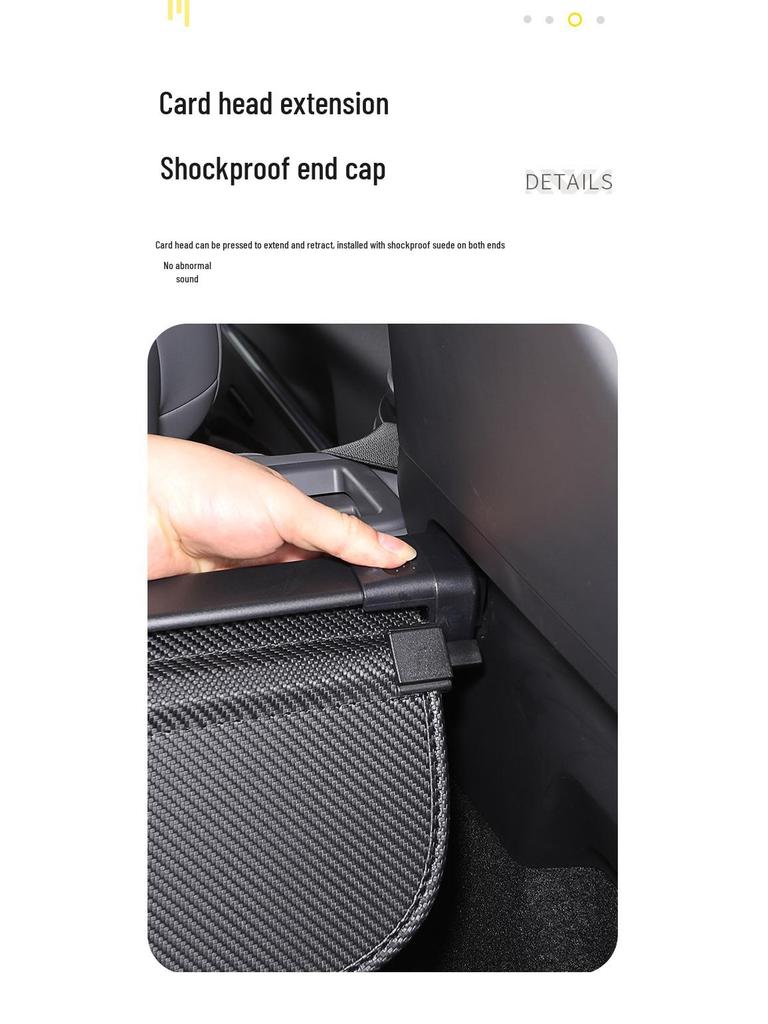 Lynk & Co 08 Rear Retractable Trunk Cover for Modified Partition