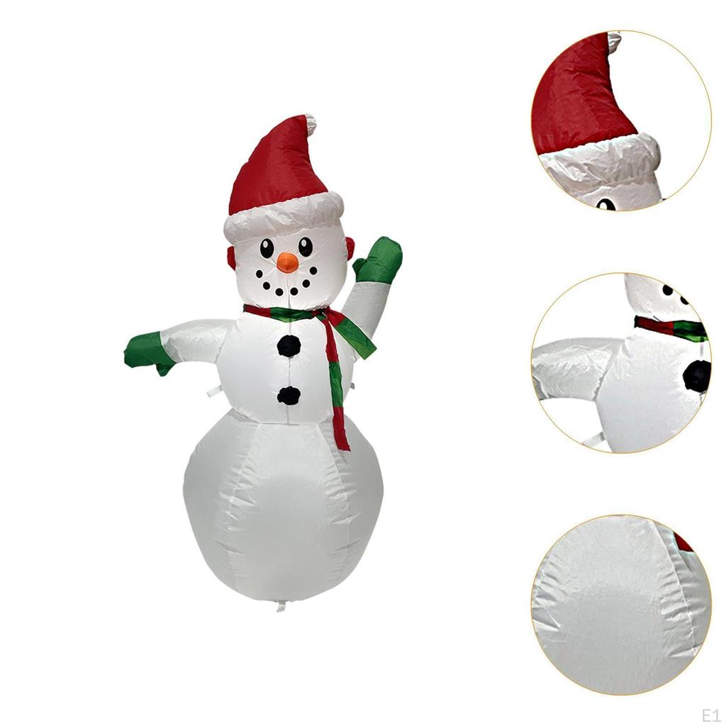 122cm Natal Infláveis UE Adaptador Plug para Jardim Festa Suprimentos Interior