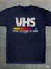 T-shirt Vintage VHS The Future Is Here s Throwback s s Tee Fan de Cinéma