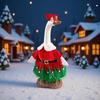 Classic Christmas Porch Goose Decoration Dress-up Shirt