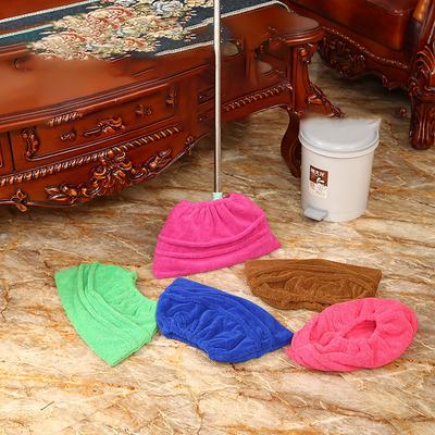 Återanvändbar Dammsugarduk av Korallvelour Multifunktionell Golvmoppduk Mikrofiber Absorberande Mopp Hushållsrengöringsverktyg